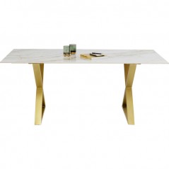 Table Eternity Cross Brass 180x90cm